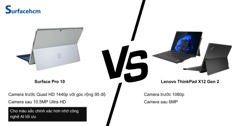 camera surface pro 10 va lenovo thinkpad x12 gen 2