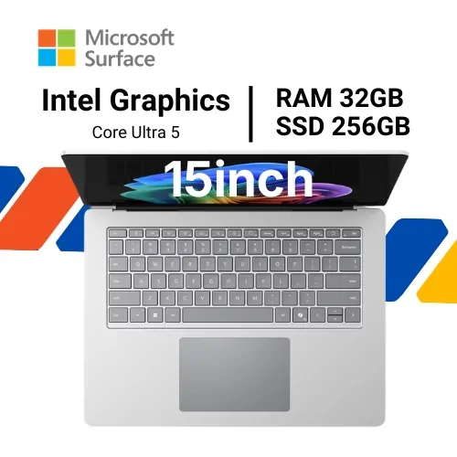 surface laptop 8 core ultra 5 32gb 256gb 15 inch 3